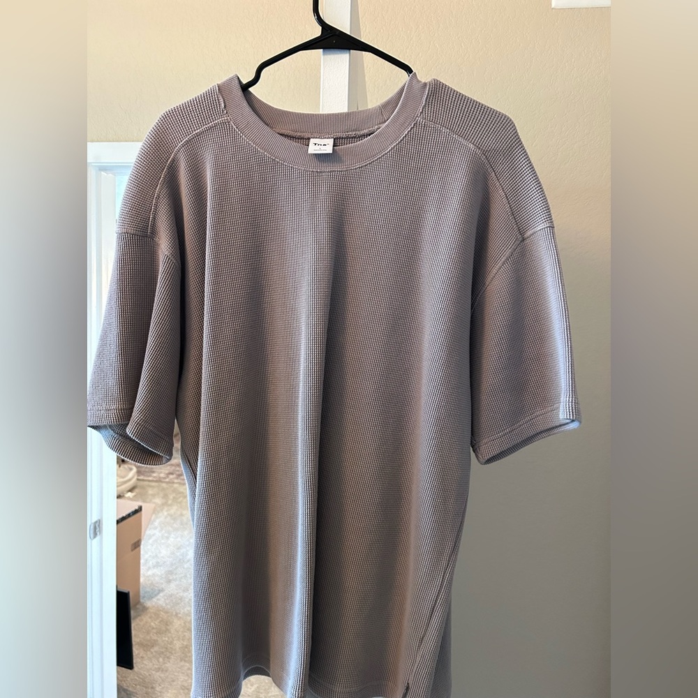 Aritzia TNA tofino waffle top